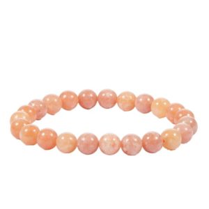 Shop Orange Calcite Jewelry! Peach Calcite Bracelet 8mm – Orange Calcite Elastic Bracelet – Peach Calcite Jewelry – Stretch Bracelet – Genuine Peach Calcite Gemstone | Natural genuine Orange Calcite jewelry. Buy crystal jewelry, handmade handcrafted artisan jewelry for women.  Unique handmade gift ideas. #jewelry #beadedjewelry #beadedjewelry #gift #shopping #handmadejewelry #fashion #style #product #jewelry #affiliate #ad