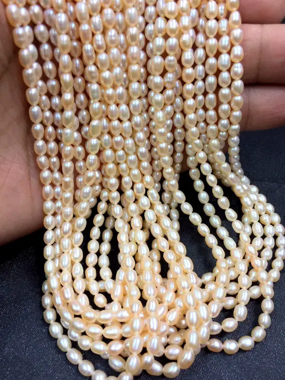 10 Strand~freshwater Pearl Beads Pearl Cylinder Beads Fancy Pearl Gemstone Beads Wholesale Pearl Beads High Luster Pearl