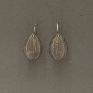 Shop Petrified Wood Earrings! Petrified Wood and Sterling Silver Earrings Handmade by Chris Hay | Natural genuine Petrified Wood earrings. Buy crystal jewelry, handmade handcrafted artisan jewelry for women.  Unique handmade gift ideas. #jewelry #beadedearrings #beadedjewelry #gift #shopping #handmadejewelry #fashion #style #product #earrings #affiliate #ad