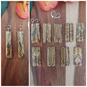 Shop Petrified Wood Jewelry! Fossilized wood earrings. Long wood earrings. Petrified wood | Natural genuine Petrified Wood jewelry. Buy crystal jewelry, handmade handcrafted artisan jewelry for women.  Unique handmade gift ideas. #jewelry #beadedjewelry #beadedjewelry #gift #shopping #handmadejewelry #fashion #style #product #jewelry #affiliate #ad