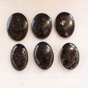 Shop Black Tourmaline Shapes! Polished black Tourmaline palm stone | Natural genuine stones & crystals in various shapes & sizes. Buy raw cut, tumbled, or polished gemstones for making jewelry or crystal healing energy vibration raising reiki stones. #crystals #gemstones #crystalhealing #crystalsandgemstones #energyhealing #affiliate #ad
