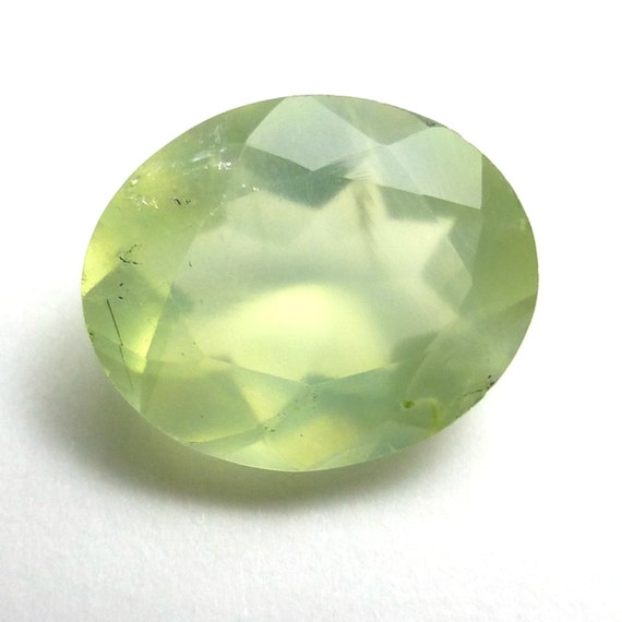 3.20 Carats Prehinite 11x9 9x11 Oval Loose Gemstone Natural Australian Prehnite Translucent Light Green Mint Engagement Ring Jewelry