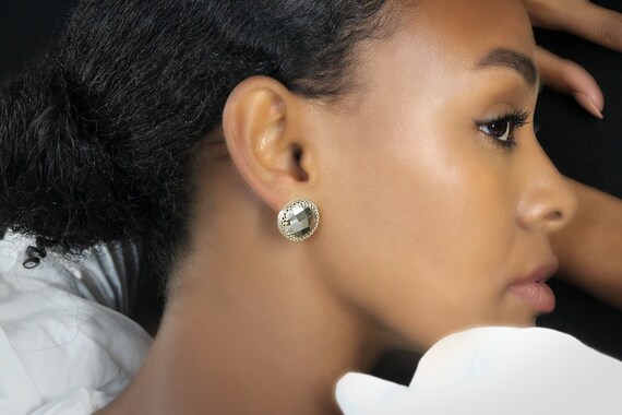 Silver Earrings · Earth Natural Mineral Earrings · Sterling Silver Gemstone Earrings · Pyrite Stone Earrings · Iron Pyrite Jewelry Earrings