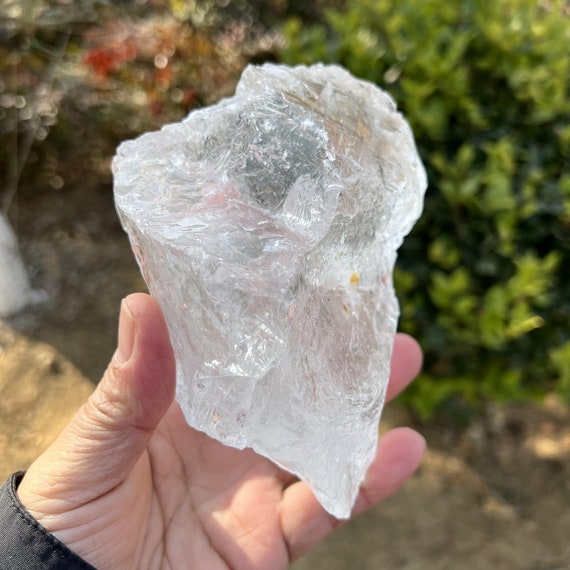 2.39lb Natural Satyaloka White Azeztulite Quartz Crystal/stunning Raw White Quartz Crystal/reiki Healing Meditation Unpolished Crystal Gift