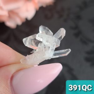 Small Clear Quartz Crystal Cluster, Choose Your Mini Arkansas Quartz Specimen for Jewelry Making or Crystal Grids (1QC) | Natural genuine stones & crystals in various shapes & sizes. Buy raw cut, tumbled, or polished gemstones for making jewelry or crystal healing energy vibration raising reiki stones. #crystals #gemstones #crystalhealing #crystalsandgemstones #energyhealing #affiliate #ad