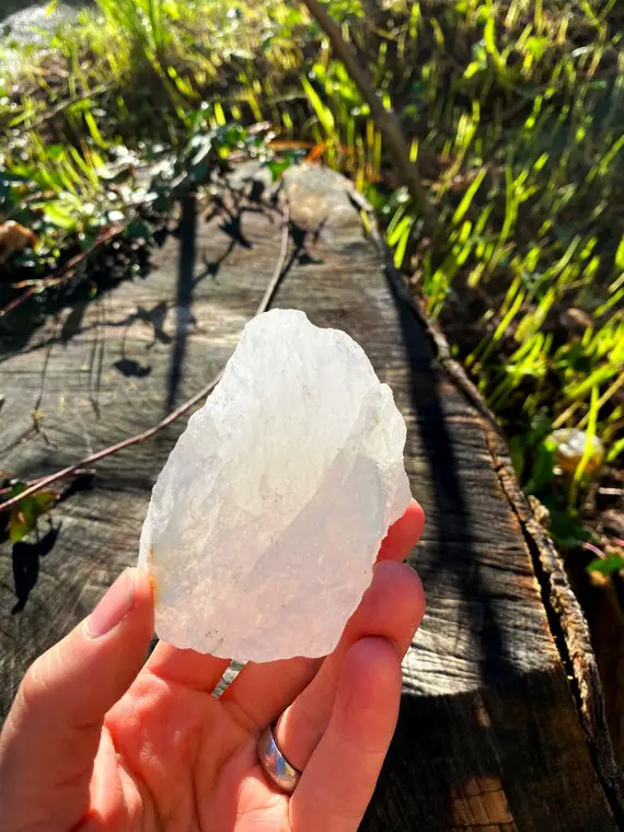 Raw White Quartz Crystal, Elf Kendal Hippies, Christmas Xmas Stocking Stuffer, Collectable Stone Specimen, Present Her Him, Mental Support