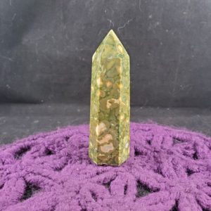 Shop Rainforest Jasper Stones & Crystals! Rainforest Jasper Rhyolite Jasper Polished Point Healing Stones Generator Tower Crystal Self Standing Crystal Green | Natural genuine stones & crystals in various shapes & sizes. Buy raw cut, tumbled, or polished gemstones for making jewelry or crystal healing energy vibration raising reiki stones. #crystals #gemstones #crystalhealing #crystalsandgemstones #energyhealing #affiliate #ad