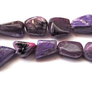 Shop Charoite Chip & Nugget Beads! Rare Natural Charoite Smooth Nugget Shape Gemstone Beads,7-15 mm Approx Handmade Gemstone Beads Charoite Beads 6/16 Inch Necklace Strand | Natural genuine chip Charoite beads for beading and jewelry making.  #jewelry #beads #beadedjewelry #diyjewelry #jewelrymaking #beadstore #beading #affiliate #ad
