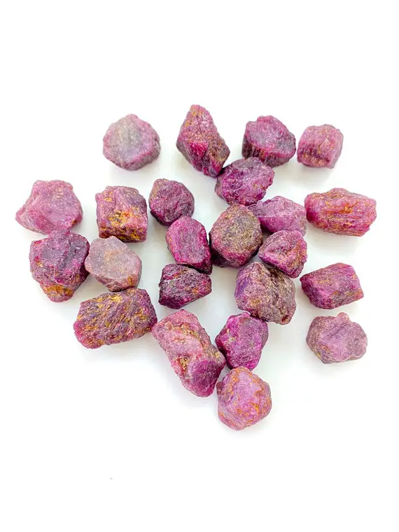 Raw Ruby Crystal (1g To 14g) Grade Aa - Natural Ruby Stone - Raw Ruby Stone - Rough Ruby Stone - Healing Crystals And Stones Heart Chakra