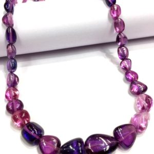 Shop Sapphire Beads! Extremely Beautiful~High Sparkling~Pinkish Blue Sapphire Nuggets Beads Bio Color Sapphire Smooth Nuggets Shape Beads Sapphire Gemstone Beads | Natural genuine beads Sapphire beads for beading and jewelry making.  #jewelry #beads #beadedjewelry #diyjewelry #jewelrymaking #beadstore #beading #affiliate #ad