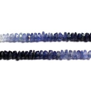 Shop Sapphire Faceted Beads! 10pc – beads – Sapphire 3x2mm faceted Rondelles – 4558550090522 | Natural genuine faceted Sapphire beads for beading and jewelry making.  #jewelry #beads #beadedjewelry #diyjewelry #jewelrymaking #beadstore #beading #affiliate #ad
