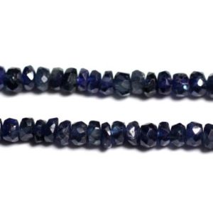 Shop Sapphire Faceted Beads! 10pc – beads – Sapphire faceted Rondelle 2.5×1.5mm – 4558550090508 | Natural genuine faceted Sapphire beads for beading and jewelry making.  #jewelry #beads #beadedjewelry #diyjewelry #jewelrymaking #beadstore #beading #affiliate #ad