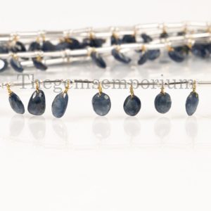 Shop Sapphire Bead Shapes! Blue Sapphire Front to Back Beads, Blue Sapphire Briolette, Fancy Drill Beads, Rose Cut Beads, Jewelry Making,Fancy Beads, Face Drill Beads | Natural genuine other-shape Sapphire beads for beading and jewelry making.  #jewelry #beads #beadedjewelry #diyjewelry #jewelrymaking #beadstore #beading #affiliate #ad