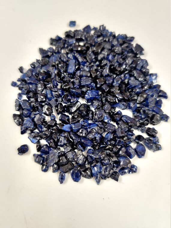 3mm To 5mm ,beautiful Natural Blue Sapphire Rough Gemstone, Superb Aaa Quality, Healing Crystal, Jewelry Making, Raw Blue Sapphire