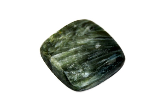 Seraphinite Cabochon Gemstone (20mm X 20mm X 5mm) 19.5cts - Square Stone - Loose Crystal