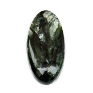 Shop Seraphinite Stones & Crystals! Seraphinite Gemstone Cabochon (29mm x 15mm x 5mm) 19.5cts – Natural Loose Gem – Stone for Sale | Natural genuine stones & crystals in various shapes & sizes. Buy raw cut, tumbled, or polished gemstones for making jewelry or crystal healing energy vibration raising reiki stones. #crystals #gemstones #crystalhealing #crystalsandgemstones #energyhealing #affiliate #ad