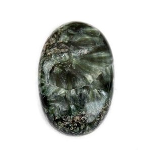 Shop Seraphinite Stones & Crystals! Seraphinite Gemstone Cabochon (29mm x 19mm x 6mm) 28.5cts – Oval Loose Stone – Natural Gem | Natural genuine stones & crystals in various shapes & sizes. Buy raw cut, tumbled, or polished gemstones for making jewelry or crystal healing energy vibration raising reiki stones. #crystals #gemstones #crystalhealing #crystalsandgemstones #energyhealing #affiliate #ad