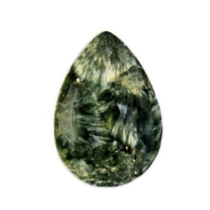 Shop Seraphinite Stones & Crystals! Seraphinite Cabochon Gemstone (29mm x 20mm x 4mm) 17.5cts – Drop Stone – Loose Crystal | Natural genuine stones & crystals in various shapes & sizes. Buy raw cut, tumbled, or polished gemstones for making jewelry or crystal healing energy vibration raising reiki stones. #crystals #gemstones #crystalhealing #crystalsandgemstones #energyhealing #affiliate #ad