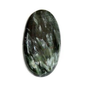 Shop Seraphinite Stones & Crystals! Seraphinite Oval Cabochon (30mm x 17mm x 5mm) 22.5cts – Loose Gemstone – Natural Stone | Natural genuine stones & crystals in various shapes & sizes. Buy raw cut, tumbled, or polished gemstones for making jewelry or crystal healing energy vibration raising reiki stones. #crystals #gemstones #crystalhealing #crystalsandgemstones #energyhealing #affiliate #ad