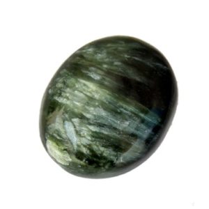 Shop Seraphinite Stones & Crystals! Seraphinite Oval Cabochon Stone (22mm x 18mm x 7mm) 22cts – Natural Gemstone | Natural genuine stones & crystals in various shapes & sizes. Buy raw cut, tumbled, or polished gemstones for making jewelry or crystal healing energy vibration raising reiki stones. #crystals #gemstones #crystalhealing #crystalsandgemstones #energyhealing #affiliate #ad