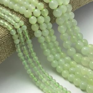 Shop Serpentine Bead Shapes! New Jade Serpentine Beads 8mm Beads Green Beads Smooth Beads Light Green 8mm Gemstone Beads Green Gemstone Beads | Natural genuine other-shape Serpentine beads for beading and jewelry making.  #jewelry #beads #beadedjewelry #diyjewelry #jewelrymaking #beadstore #beading #affiliate #ad