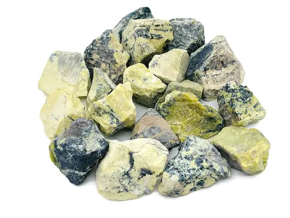 Raw Yellow Turquoise Stone – Rough Crystal Healing Stone - Gemstone - Crystal – Genuine Yellow Turquoise Chunks – Ra1111