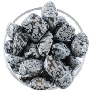 Shop Snowflake Obsidian Stones & Crystals! Snowflake Obsidian Tumbled Stone, Snowflake Obsidian, Tumbled Stones, Snowflake Obsidian Stone, Crystals, Rocks, Stones, Gifts, Gemstones | Natural genuine stones & crystals in various shapes & sizes. Buy raw cut, tumbled, or polished gemstones for making jewelry or crystal healing energy vibration raising reiki stones. #crystals #gemstones #crystalhealing #crystalsandgemstones #energyhealing #affiliate #ad