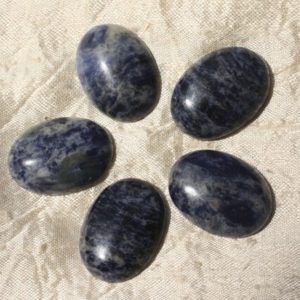 Shop Sodalite Cabochons! 1pc – Cabochon de Pierre – Sodalite Ovale 30x22mm   4558550020727 | Natural genuine stones & crystals in various shapes & sizes. Buy raw cut, tumbled, or polished gemstones for making jewelry or crystal healing energy vibration raising reiki stones. #crystals #gemstones #crystalhealing #crystalsandgemstones #energyhealing #affiliate #ad