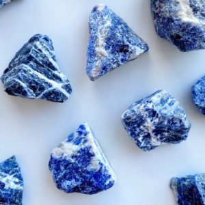 Shop Raw & Rough Sodalite Stones! Sodalite Raw Rough Crystals | Intuition | Calmness | | Natural genuine stones & crystals in various shapes & sizes. Buy raw cut, tumbled, or polished gemstones for making jewelry or crystal healing energy vibration raising reiki stones. #crystals #gemstones #crystalhealing #crystalsandgemstones #energyhealing #affiliate #ad