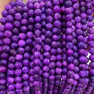 Shop Sugilite Beads! Sugilite Beads,Sugilite Quartz Stone Smooth Round Beads 6mm 8mm 10mm ,15 inches one starand | Natural genuine other-shape Sugilite beads for beading and jewelry making.  #jewelry #beads #beadedjewelry #diyjewelry #jewelrymaking #beadstore #beading #affiliate #ad