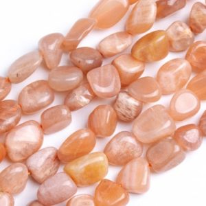 Shop Sunstone Beads! Genuine Natural Sunstone Loose Beads Grade A Pebble Nugget Shape 8-10mm | Natural genuine beads Sunstone beads for beading and jewelry making.  #jewelry #beads #beadedjewelry #diyjewelry #jewelrymaking #beadstore #beading #affiliate #ad