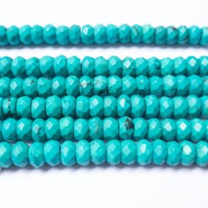 Shop Turquoise Faceted Beads! green turquoise gemstone beads – 4mm green turquoise beads – 6mm faceted rondelle beads – 8mm abacus beads for jewelry making p -15inch | Natural genuine faceted Turquoise beads for beading and jewelry making.  #jewelry #beads #beadedjewelry #diyjewelry #jewelrymaking #beadstore #beading #affiliate #ad