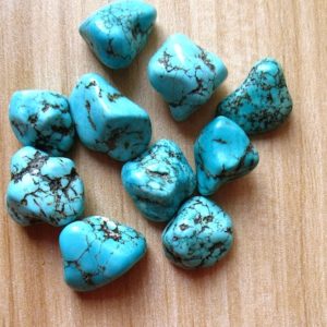Rough Raw Turquoise Bead Drilled Turquoise Beads Nugget Loose Stone A087 | Natural genuine stones & crystals in various shapes & sizes. Buy raw cut, tumbled, or polished gemstones for making jewelry or crystal healing energy vibration raising reiki stones. #crystals #gemstones #crystalhealing #crystalsandgemstones #energyhealing #affiliate #ad
