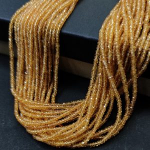 Shop Yellow Sapphire Beads! Yellow Sapphire Beads 100% Natural Sapphire Stone Beads – Gemstone Faceted Roundel Sapphire Beads, Making Jewelry Sapphire Gemstone Beads , | Natural genuine faceted Yellow Sapphire beads for beading and jewelry making.  #jewelry #beads #beadedjewelry #diyjewelry #jewelrymaking #beadstore #beading #affiliate #ad