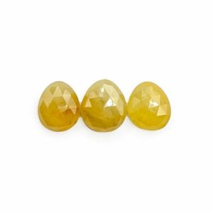 Shop Yellow Sapphire Stones & Crystals! Yellow Sapphire Cabochons Rose Cut – 11 to 12 mm – Choose a single cabochon or a set of 3 | Natural genuine stones & crystals in various shapes & sizes. Buy raw cut, tumbled, or polished gemstones for making jewelry or crystal healing energy vibration raising reiki stones. #crystals #gemstones #crystalhealing #crystalsandgemstones #energyhealing #affiliate #ad