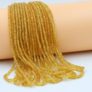 Yellow Sapphire Faceted Rondelle Beads   Yellow Sapphire Beads  Sapphire Beads   Songia Sapphire Beads Wholesale Beads | Natural genuine beads Array beads for beading and jewelry making.  #jewelry #beads #beadedjewelry #diyjewelry #jewelrymaking #beadstore #beading #affiliate #ad