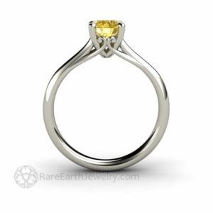 Shop Yellow Sapphire Rings! Yellow Sapphire Engagement Ring Vintage Filigree Solitaire Sapphire Ring 14k Or 18k Gold September Birthstone Yellow Gemstone Ring | Natural genuine Yellow Sapphire rings, simple unique alternative gemstone engagement rings. #rings #jewelry #bridal #wedding #jewelryaccessories #engagementrings #weddingideas #affiliate #ad