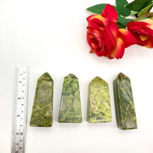 Shop Jade Points & Wands! 100% Natural Canadian Jade Point / Top High Quality Jade  / Good Luck protective stone / Best For Home Decoration And Collection. | Natural genuine stones & crystals in various shapes & sizes. Buy raw cut, tumbled, or polished gemstones for making jewelry or crystal healing energy vibration raising reiki stones. #crystals #gemstones #crystalhealing #crystalsandgemstones #energyhealing #affiliate #ad