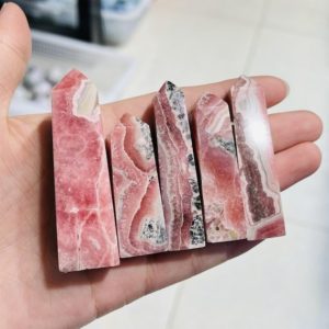 1PC Natural Rhodochrosite obelisk,Quartz tower,Rhodochrosite from Argentina,Mineral specimen,Reiki Healing,Crystal Gifts,Energy crystal | Natural genuine stones & crystals in various shapes & sizes. Buy raw cut, tumbled, or polished gemstones for making jewelry or crystal healing energy vibration raising reiki stones. #crystals #gemstones #crystalhealing #crystalsandgemstones #energyhealing #affiliate #ad