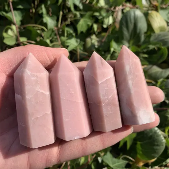 40g Natural Pink Opal Obelisk,quartz Wand,crystal Point,crystal Tower,home Decoration,crystal Gifts,energy Crystals,crystal Heal