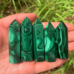 50mm+ Natural Malachite obelisk,mini crystal wand,Crystal Tower,Quartz point,Mineral specimens,Reiki healing,Crystal chakra,crystal gift | Natural genuine stones & crystals in various shapes & sizes. Buy raw cut, tumbled, or polished gemstones for making jewelry or crystal healing energy vibration raising reiki stones. #crystals #gemstones #crystalhealing #crystalsandgemstones #energyhealing #affiliate #ad