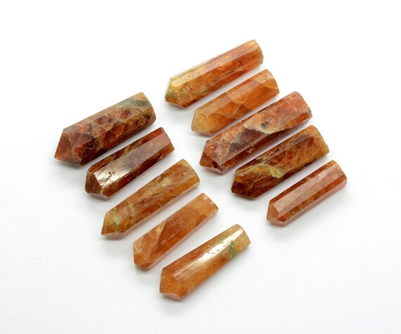 51 Gram 10 Pieces Top Quality Beautiful Garnet Wands Crystals-pm49