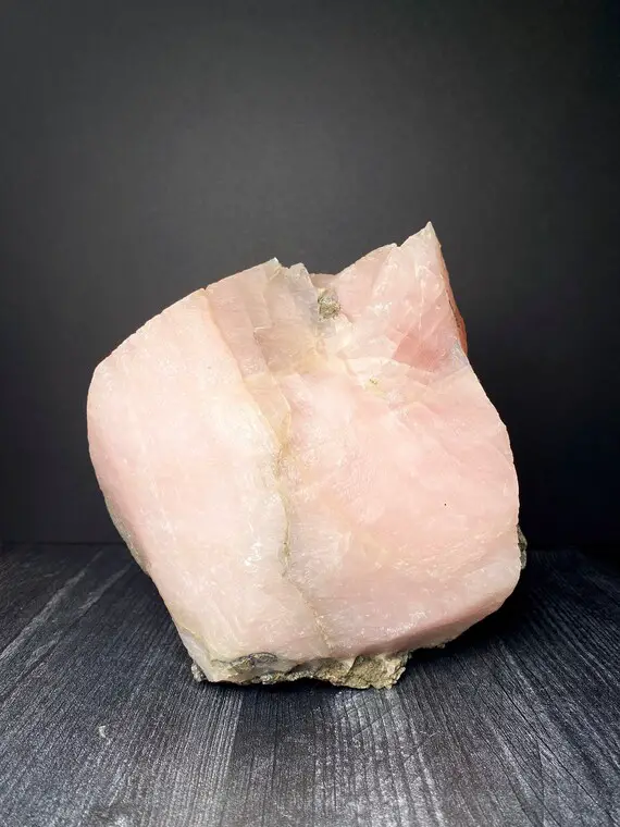 5336g (almost 12 Pounds) Perfectly Pink Calcite Raw Chunk, Tulip Formation, Uv Reactive, Stone Of Peace And Love