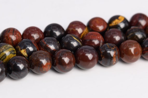 6mm Dark Red Tiger Iron Beads Grade Aa Genuine Natural Gemstone Full Strand Round Loose Beads 15.5" Bulk Lot Options (104499-1226)