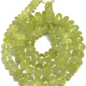 Shop Prehnite Rondelle Beads! AAA+ Natural Green Prehnite Faceted Rondelle Beads 7-10mm Mined prehnite Rondelle Beads Prehnite Gemstone Beads Green Prehnite Faceted Beads | Natural genuine rondelle Prehnite beads for beading and jewelry making.  #jewelry #beads #beadedjewelry #diyjewelry #jewelrymaking #beadstore #beading #affiliate #ad