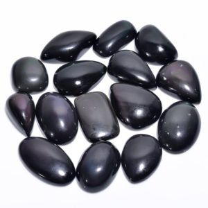 Shop Obsidian Cabochons! AAA+ Top Quality of Natural Rainbow Obsidian Cabochon Loose Gemstone For Making Jewelry, Flat Back, Semi-Precious, Polished Gemstone Lot | Natural genuine stones & crystals in various shapes & sizes. Buy raw cut, tumbled, or polished gemstones for making jewelry or crystal healing energy vibration raising reiki stones. #crystals #gemstones #crystalhealing #crystalsandgemstones #energyhealing #affiliate #ad