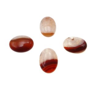 Shop Agate Cabochons! Red Agate Oval Cabochon Size 20x30mm 30x40mm Sold Per Piece | Natural genuine stones & crystals in various shapes & sizes. Buy raw cut, tumbled, or polished gemstones for making jewelry or crystal healing energy vibration raising reiki stones. #crystals #gemstones #crystalhealing #crystalsandgemstones #energyhealing #affiliate #ad