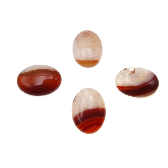 Red Agate Oval Cabochon Size 20x30mm 30x40mm Sold Per Piece