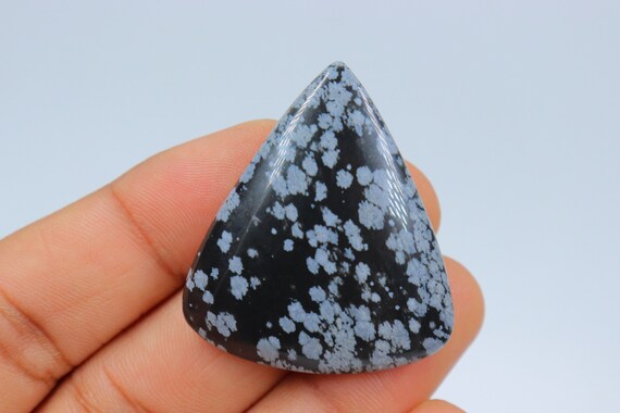 Amazing Quality Snowflake Obsidian Cabochon, Wire Wrapping, Natural Snowflake Obsidian  Stone, Jewellery, Snowflake Cabochon, Loose Stone