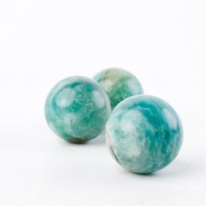 Shop Amazonite Shapes! Amazonite Polished Stone Sphere – One sphere | Natural genuine stones & crystals in various shapes & sizes. Buy raw cut, tumbled, or polished gemstones for making jewelry or crystal healing energy vibration raising reiki stones. #crystals #gemstones #crystalhealing #crystalsandgemstones #energyhealing #affiliate #ad